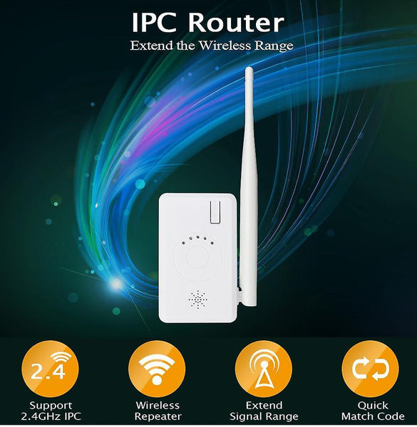 For Hiseeu WiFi Range Extender Repeater IPC Router for Wireless Security Camera Wired NVR to be Wireless WS39870