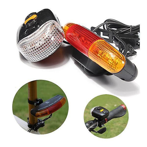 3-in-1 7 LED Cycling Turn Signal Brake Light Horn Indicator WarnWS40007