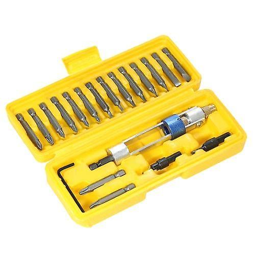 For 20pcs Drill Bits High Speed Steel Double Use Hand Tools Set Screwdriver Bit for Electric Power Drill WS40051