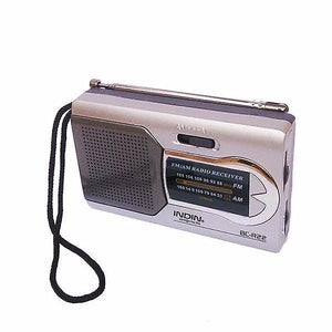 For Indin BC-R22 Slim AM/FM Mini Portable World Receiver Stereo Speakers Music Player WS40547