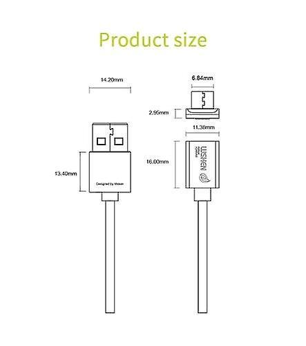 WSKEN X1 2 in 1 Metal Magnetic CableWS40574