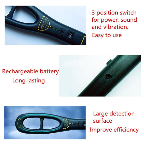 Handheld Security Metal Detector Wand High Sensitivity Exhibition ScannerWS40725