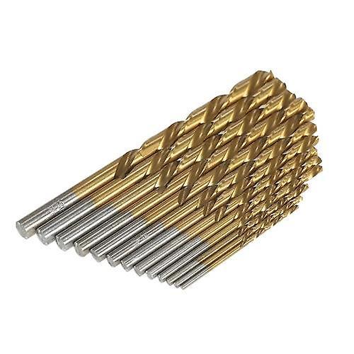 For 13pcs Left Handed Drill Bit Set M2 HSS with Titanium Nitride Coating (1/16 WS40813