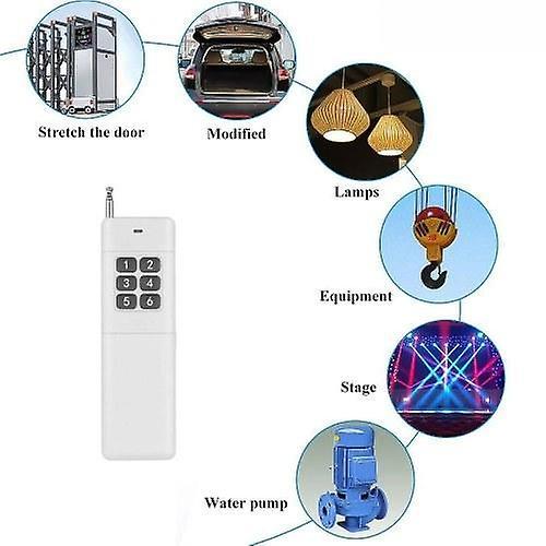 For 3000m Long Range Distance High Power 1CH Portable Remote Control Key Fob 1 CH RF 433 MHz Transmitter WS41021