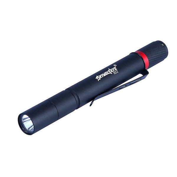 For Skywolfeye B22 XPE 3Modes LED Flashlight Pen AAA Work Light Camping Hunting Emergency Lamp WS41183