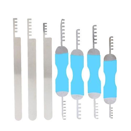 7pcs Stainless Steel Comb Picks Lock Opener Locksmith ToolsWS41386