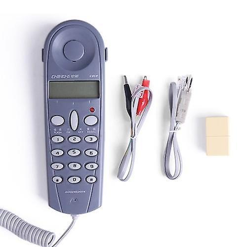 C019 Telephone Network Tester Telephone Phone-Butt Test Tool Tester Cable for Telephone Line FaultWS41393