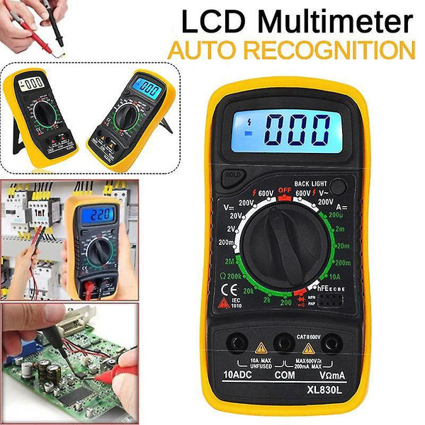 For Digital Multimeter Xl830l Portable High Precision Digital Display Universal Strap With Backlight Ele WS41435