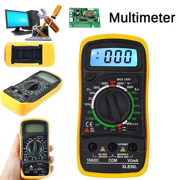 For Digital Multimeter Xl830l Portable High Precision Digital Display Universal Strap With Backlight Ele WS41435