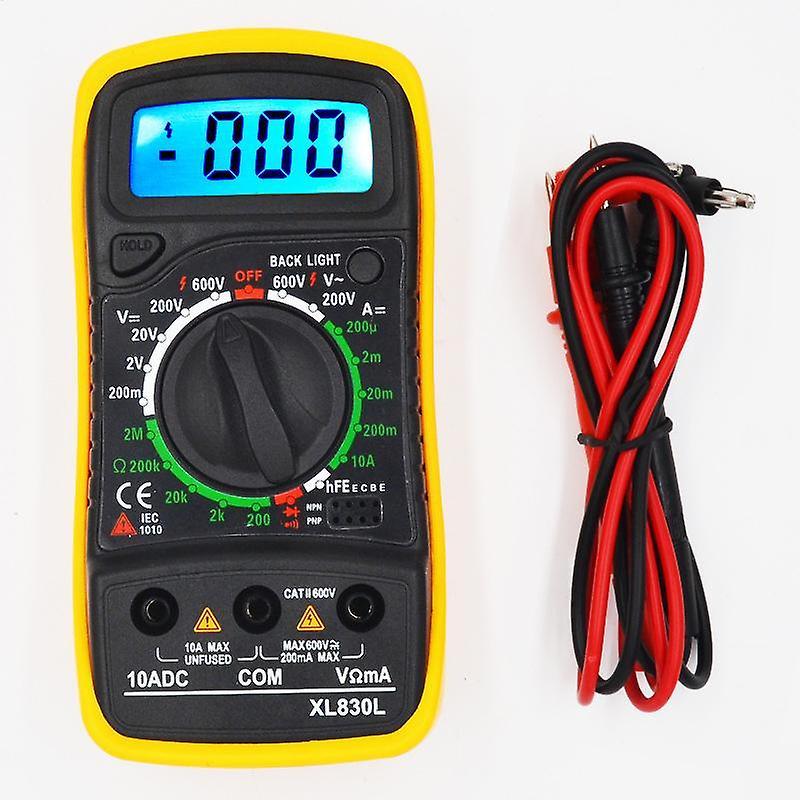 For Digital Multimeter Xl830l Portable High Precision Digital Display Universal Strap With Backlight Ele WS41435