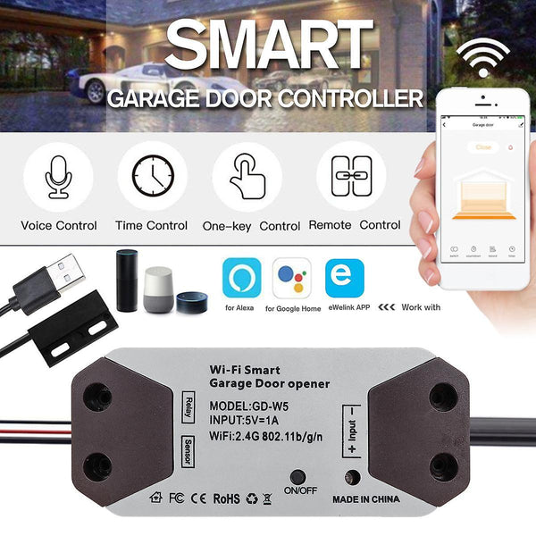 Smart WiFi Switch Garage Door Remote Opener Controller for Alexa Google AmazonWS41439