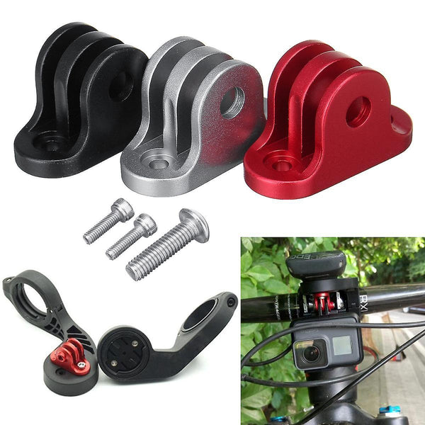 For Cycling Bike Handlebar Computer Camera Mount Adapter Holder For Gopro Garmin Edge/Bryton Computer WS41737