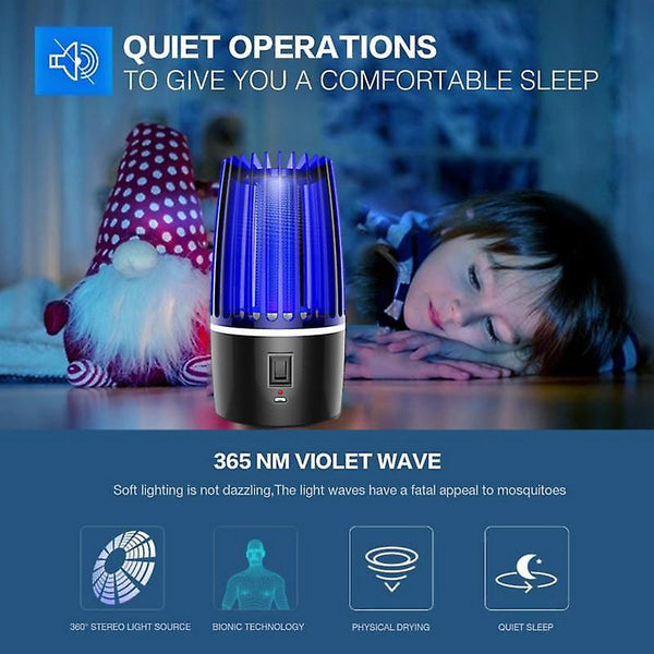 2 in 1 USB Power Mosquito Killer Lamp LED Mosquito TrapWS41818