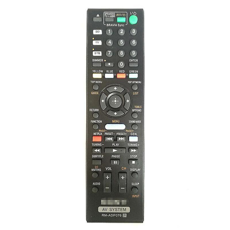 Replacement remote control for RM-ADP076 Sony AUDIO SYSTEM BDV-N890W BDV-N790W