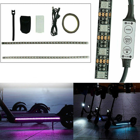 1M RGB LED Strip Light Bar Lamp for Xiaomi M365 / M365 Pro Electric ScooterWS41961