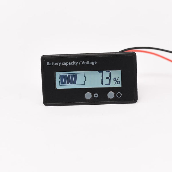 For LCD DC 6-63V Battery Tester Voltage and Capacity Measure 3.2V 3.7V Lithium 12V Lead-acid Battery 24V WS41979