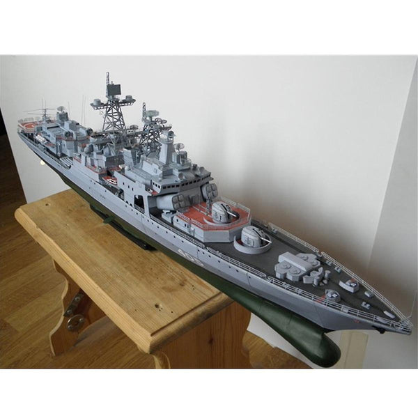 1:200 High Simulation Missile Destroyer Battleship Model DIY Education Building ToysWS42036