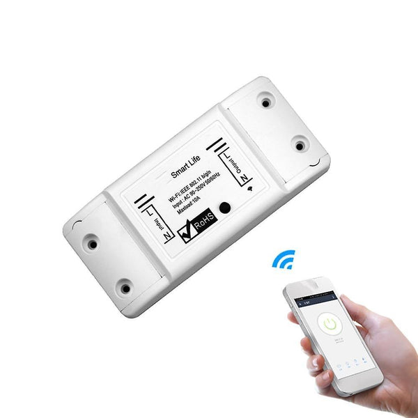 10A Smart Light Switch DIY WiFi Module APP Remote Control Universal Breaker Timer Works withWS42186