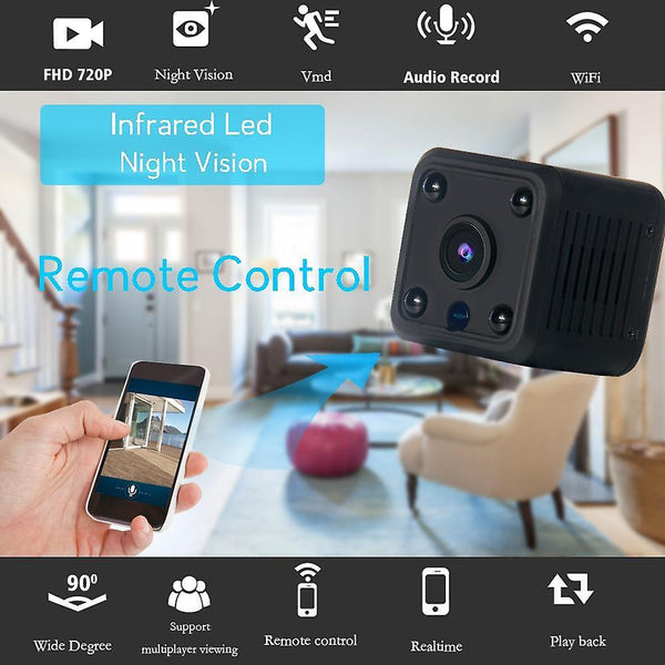 For ANIWAY 720P WiFi CCTV Night Vision Audio Record SD Card Slot Video IP Camera For Smart Home WS42230