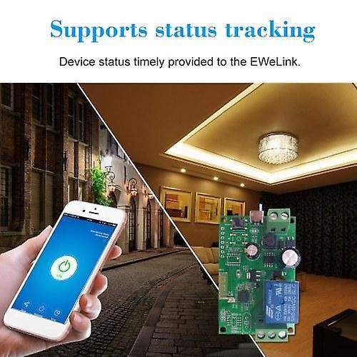 For eWeLink DC5V 12V 24V 32V Wifi Switch Wireless Relay Module WS42329