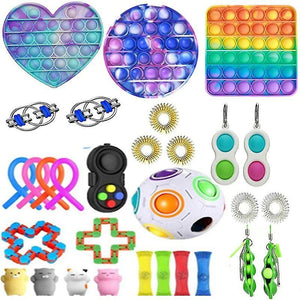 30pcs Pack Sensory Toy Set Antistress Relief Fidget ToysWS42525