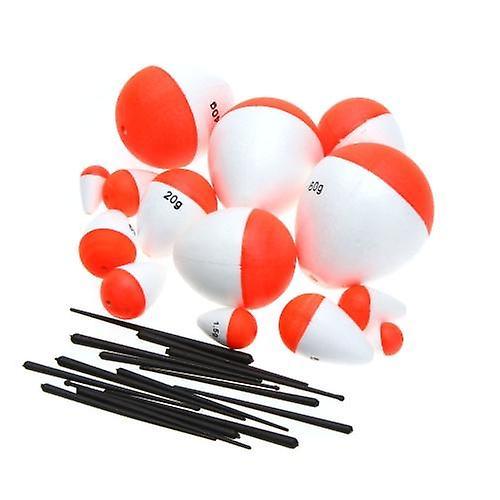 For 14pcs Fishing Floats Fishing Accessory with Sticks WS42778