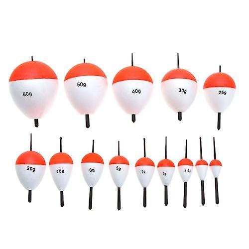 For 14pcs Fishing Floats Fishing Accessory with Sticks WS42778