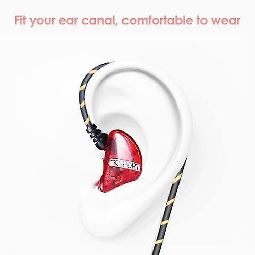 3.5mm Wired Headset In Ear Music Headphones Smart Phone Earphone Hands-free with MicrophoneWS43297