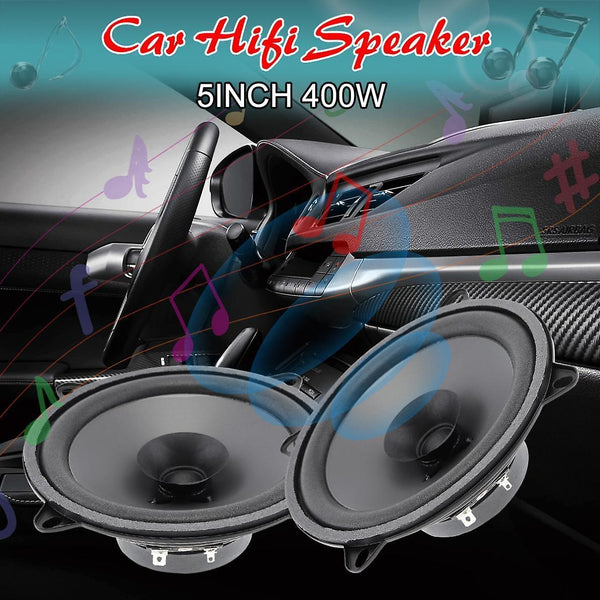 For TS-501 1pcs 5 Inch 400W Car Coaxial Speaker Vehicle Door Auto Audio Music Stereo Loudspeaker Full Ra WS43682