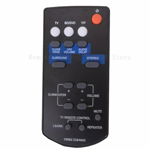 Replacement remote control for FSR62 ZC94940 Yamaha Sound Bar YAS-201 YAS-CU201 refrigerator