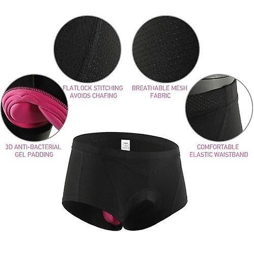 For Women Bike Underwear 3D Gel Padded Bicycle Briefs MTB Cycling Biking Underwear Shorts WS44328