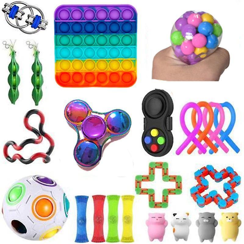 23pcs Pack Sensory Toy Set Antistress Relief Fidget ToysWS44682