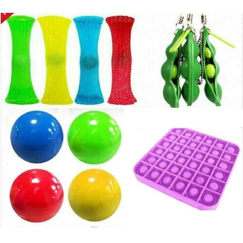 12pcs Pack Sensory Toy Set Antistress Relief Fidget ToysWS44696