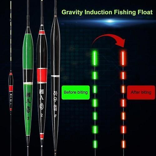 3pcs Smart Fishing Float Bite Alarm Fish Led Light Float with 3 cr425 batteryWS45246