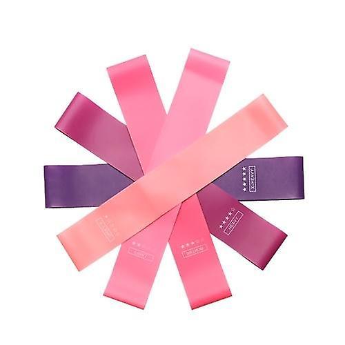 5pcs Resistance Band Non-toxic & Tasteless Silicone Exercise Elastic Band SetWS45340