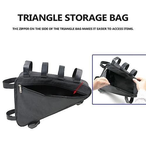 Large Capacity Mountain Bike Triangle Li-ion Battery Storage BagWS45400