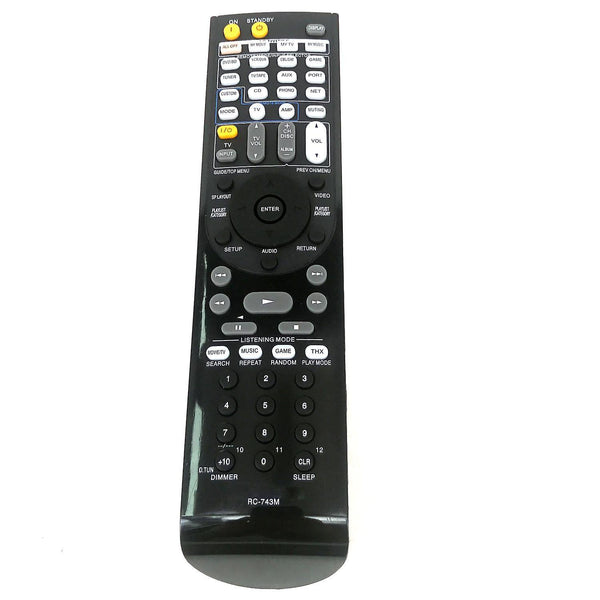 replacement RC-743M For ONKYO AV Audio Video Receiver Remote Control FernbedienungWS45674