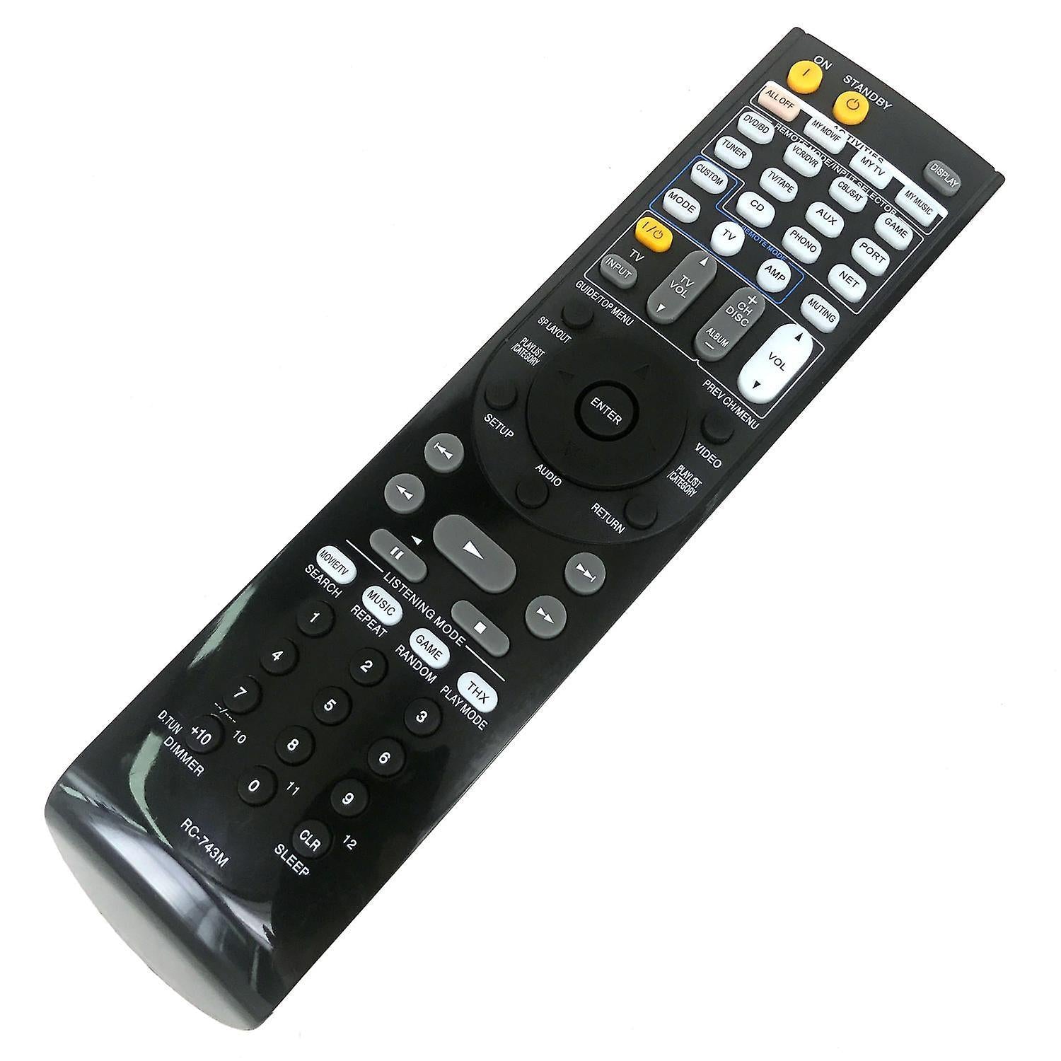 replacement RC-743M For ONKYO AV Audio Video Receiver Remote Control FernbedienungWS45674