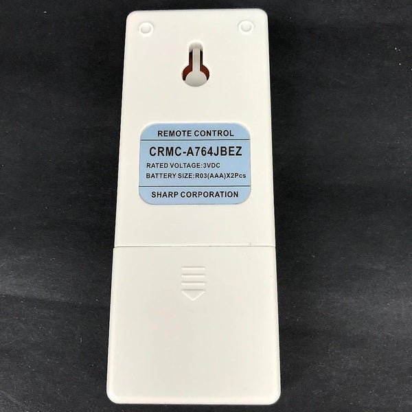 Replacement remote control for CRMC-A764JBEZ SHARP Air Conditioner refrigerator