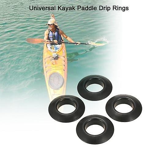 4pcs Universal Kayak Canoe Raft Paddle Oar Drip Rings Splash Guards Paddle Accessories replacementWS45781