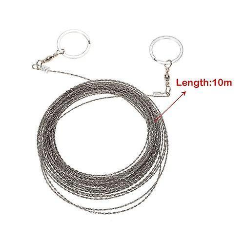 For Wire Saw Camping Hiking Survival Saw Outdoor Survival Tool Kit Survival Gear Portable Rescue Saw 10m WS46353