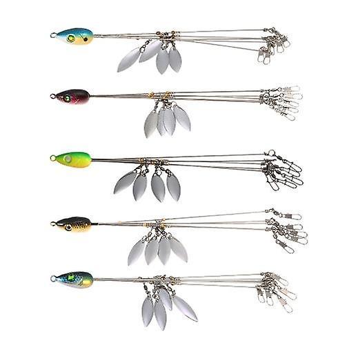 5 Arms Alabama Umbrella Rigs Fishing Bass Lures Bait KitWS46395