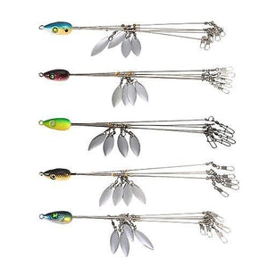 5 Arms Alabama Umbrella Rigs Fishing Bass Lures Bait KitWS46395