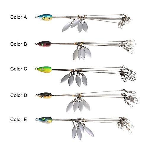 5 Arms Alabama Umbrella Rigs Fishing Bass Lures Bait KitWS46395