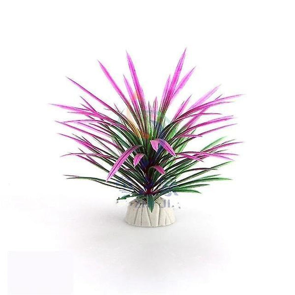 new 27 purple aquarium decorative simulation artificial daffodil plant environmental sm1978