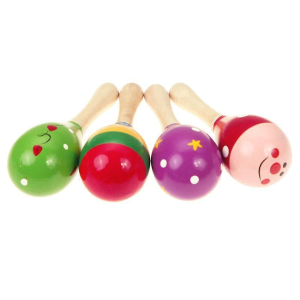 new infant wooden rattles sound music hammer handle sm12559