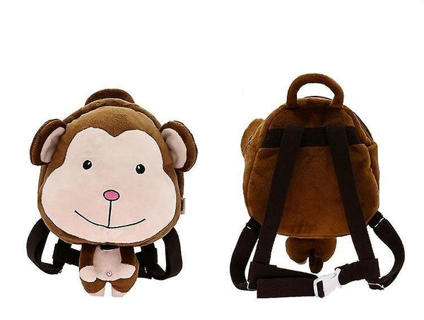 new monkey onesize anti lost baby backpack cute child cartoon plush traction rope sm15886