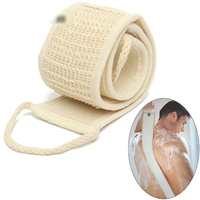 new natural soft exfoliating bath massage scrubber strap sm18802