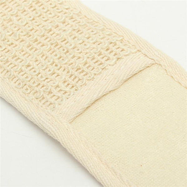 new natural soft exfoliating bath massage scrubber strap sm18802