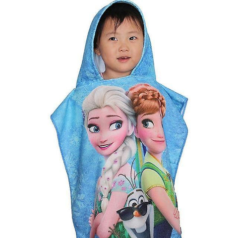 new 50x100cm 1 cartoon princess frozen bath towel for cape hood sm18873